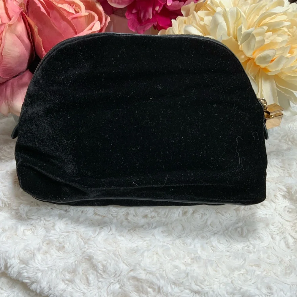 Dolce & Gabbana Black Velvet Cosmetic Bag